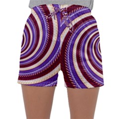 Woven Spiral Sleepwear Shorts