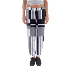 Black And White Endless Window Women s Jogger Sweatpants by designworld65