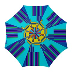 Colorful Endless Window Golf Umbrellas by designworld65