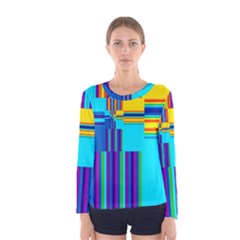 Colorful Endless Window Women s Long Sleeve Tee