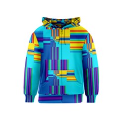 Colorful Endless Window Kids  Zipper Hoodie