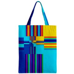 Colorful Endless Window Zipper Classic Tote Bag by designworld65