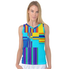 Colorful Endless Window Women s Basketball Tank Top by designworld65