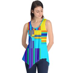 Colorful Endless Window Sleeveless Tunic by designworld65