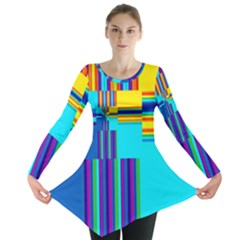 Colorful Endless Window Long Sleeve Tunic  by designworld65