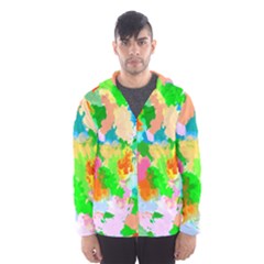 Colorful Summer Splash Hooded Wind Breaker (men)