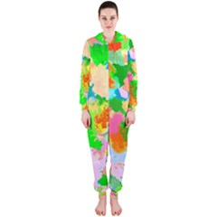 Colorful Summer Splash Hooded Jumpsuit (ladies) 