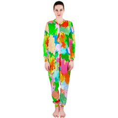 Colorful Summer Splash Onepiece Jumpsuit (ladies) 