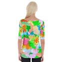 Colorful Summer Splash Wide Neckline Tee View2