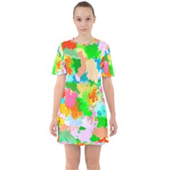 Colorful Summer Splash Mini Dress