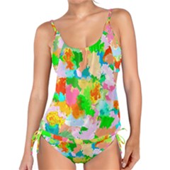 Colorful Summer Splash Tankini Set