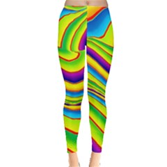 Summer Wave Colors Leggings  by designworld65