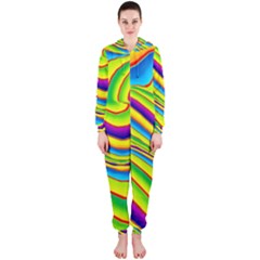 Summer Wave Colors Hooded Jumpsuit (ladies) 