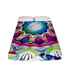 Sunshine Feeling Mandala Fitted Sheet (full/ Double Size) by designworld65