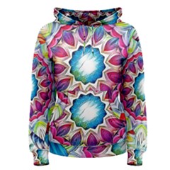 Sunshine Feeling Mandala Women s Pullover Hoodie by designworld65