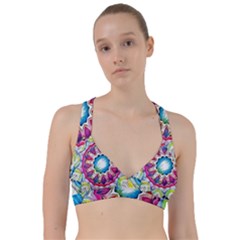 Sunshine Feeling Mandala Sweetheart Sports Bra