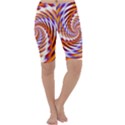 Woven Colorful Waves Cropped Leggings  View1