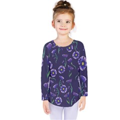 Floral Kids  Long Sleeve Tee