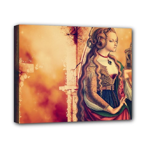 Fantasy Art Painting Magic Woman  Canvas 10  X 8  by paulaoliveiradesign