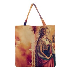 Fantasy Art Painting Magic Woman  Grocery Tote Bag by paulaoliveiradesign