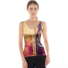 Fantasy Art Painting Magic Woman  Tank Top