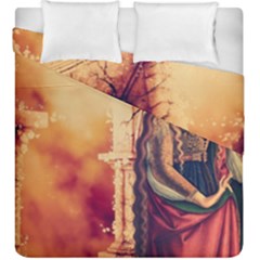 Fantasy Art Painting Magic Woman  Duvet Cover Double Side (king Size) by paulaoliveiradesign