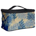 Fabric Embroidery Blue Texture Cosmetic Storage Case View2