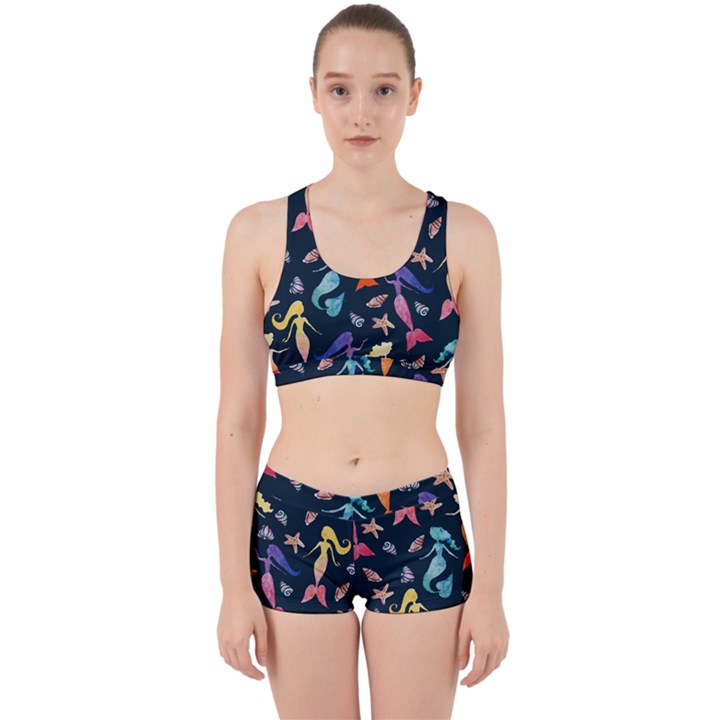 Mermaids Work It Out Sports Bra Set