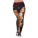 Steampunk, Beautiful Steampunk Lady With Clocks And Gears Velvet Leggings View2