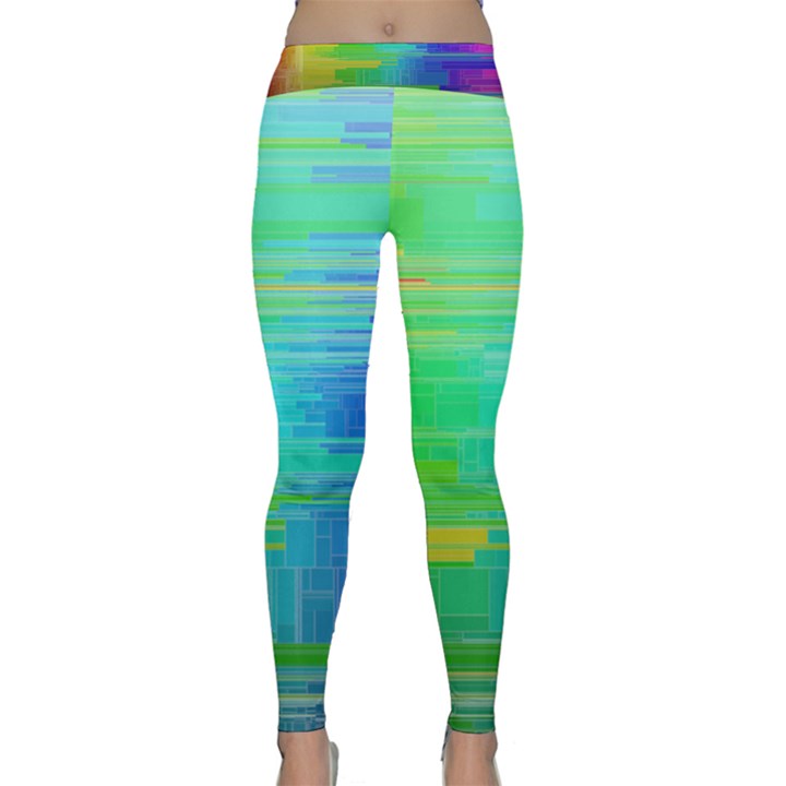 Colors Rainbow Pattern Classic Yoga Leggings