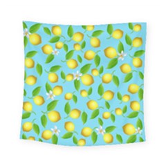 Lemon Pattern Square Tapestry (small) by Valentinaart