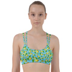 Lemon Pattern Line Them Up Sports Bra