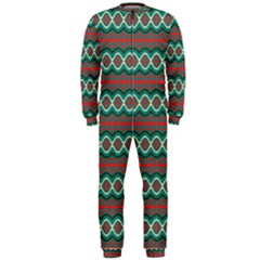 Ethnic Geometric Pattern Onepiece Jumpsuit (men)  by linceazul