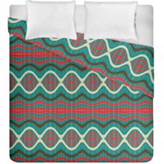 Ethnic Geometric Pattern Duvet Cover Double Side (king Size) by linceazul