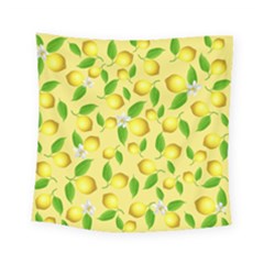 Lemon Pattern Square Tapestry (small) by Valentinaart