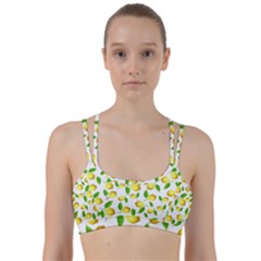 Lemon Pattern Line Them Up Sports Bra