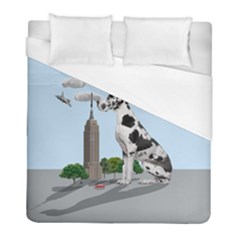 Great Dane Duvet Cover (full/ Double Size) by Valentinaart