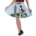 Great Dane A-line Skater Skirt View2