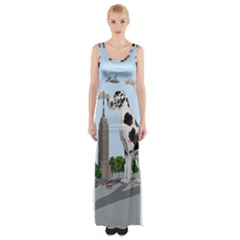 Great Dane Maxi Thigh Split Dress by Valentinaart