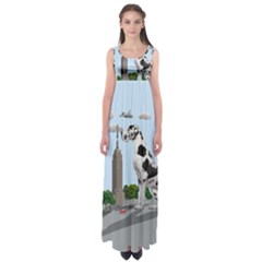 Great Dane Empire Waist Maxi Dress by Valentinaart