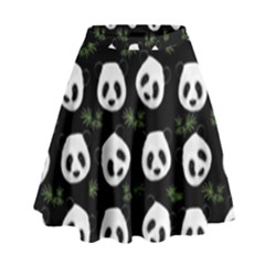 Panda Pattern High Waist Skirt by Valentinaart