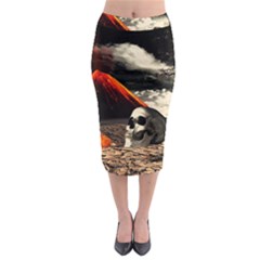 Optimism Midi Pencil Skirt by Valentinaart