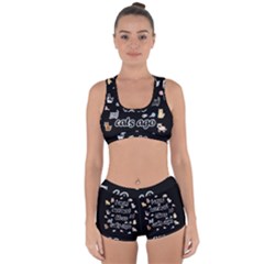 I Was Normal Three Cats Ago Racerback Boyleg Bikini Set