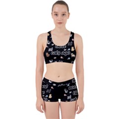 I Was Normal Three Cats Ago Work It Out Sports Bra Set by Valentinaart