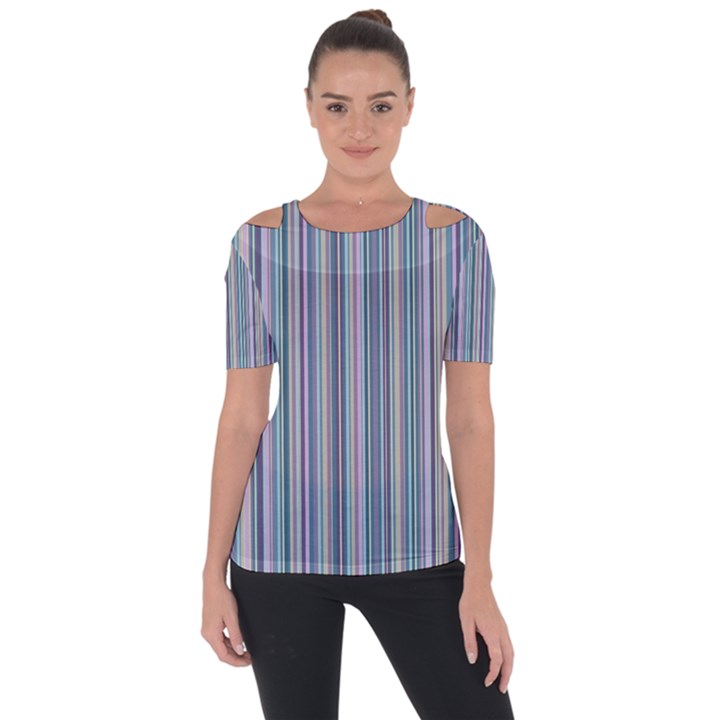 Lines Short Sleeve Top