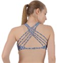 Lines Criss Cross Racerback Sports Bra View2