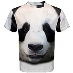 Panda Face Men s Cotton Tee by Valentinaart