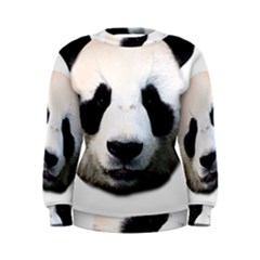 Panda Face Women s Sweatshirt by Valentinaart