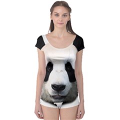 Panda Face Boyleg Leotard 