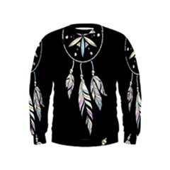 Dreamcatcher  Kids  Sweatshirt by Valentinaart